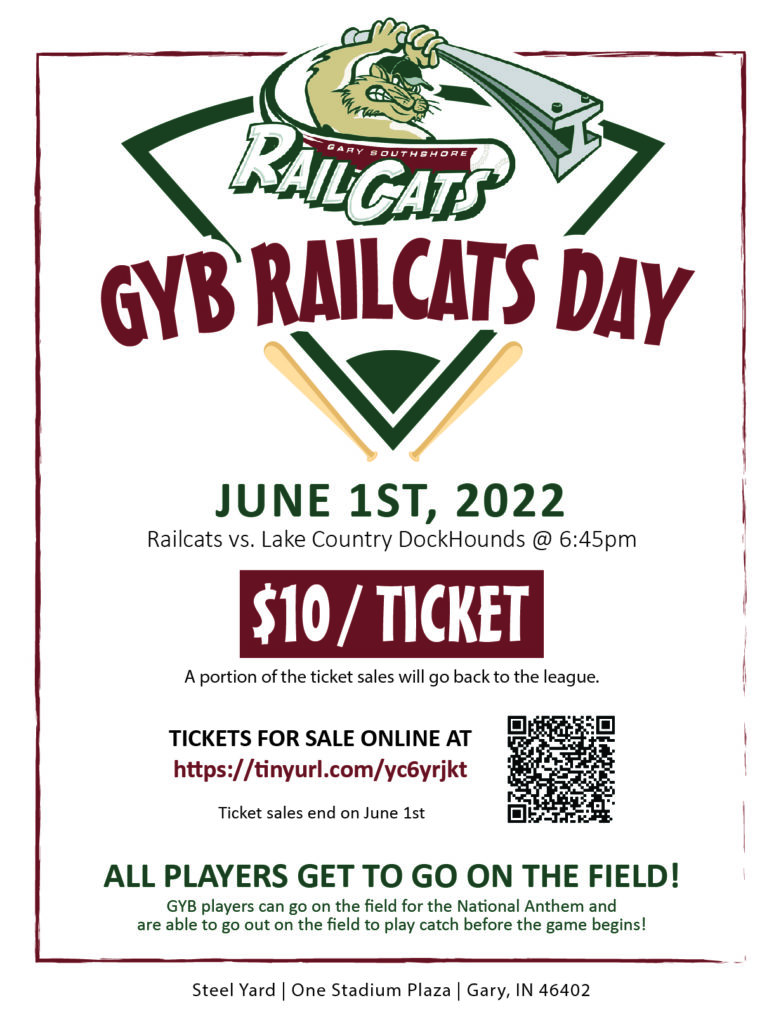 GYB RailCats Day! Griffith Youth Baseball Cal Ripken